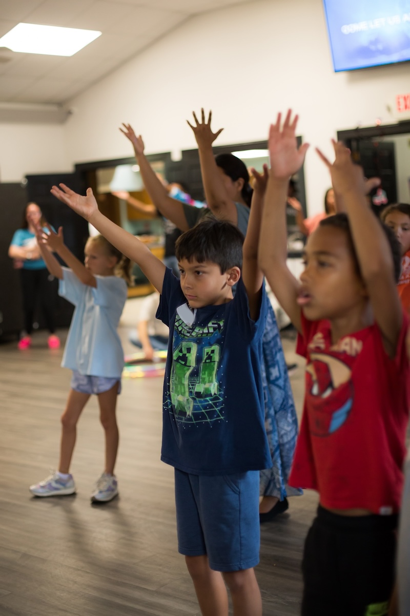 Kids at Awana Clubs VBS in Garner